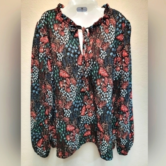 Bundle Of 5 Womens XL Tops 1 NWT 3 NWOT 1 USED - Loft, Old Navy  Lush, Rain - Picture 2 of 6